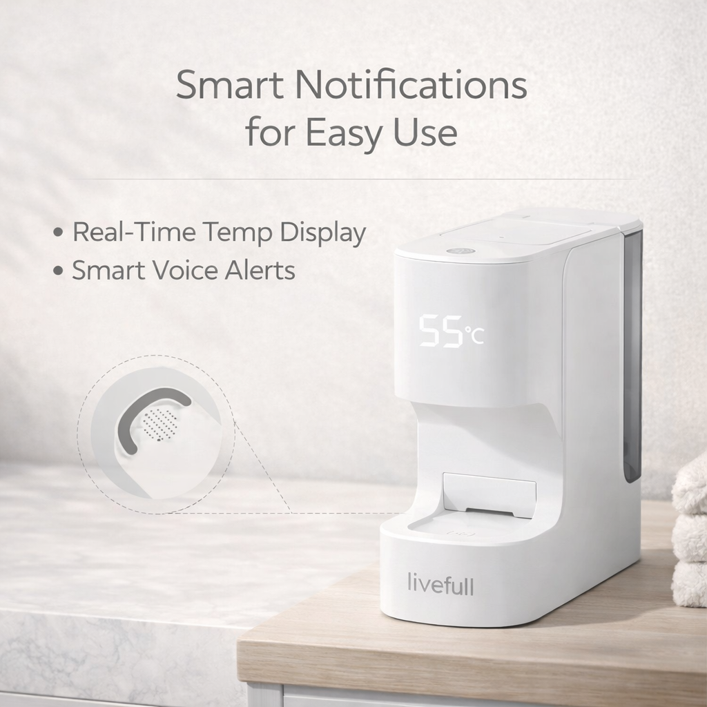 Livefull by N4NO™ - Smart Warm Towel Dispenser