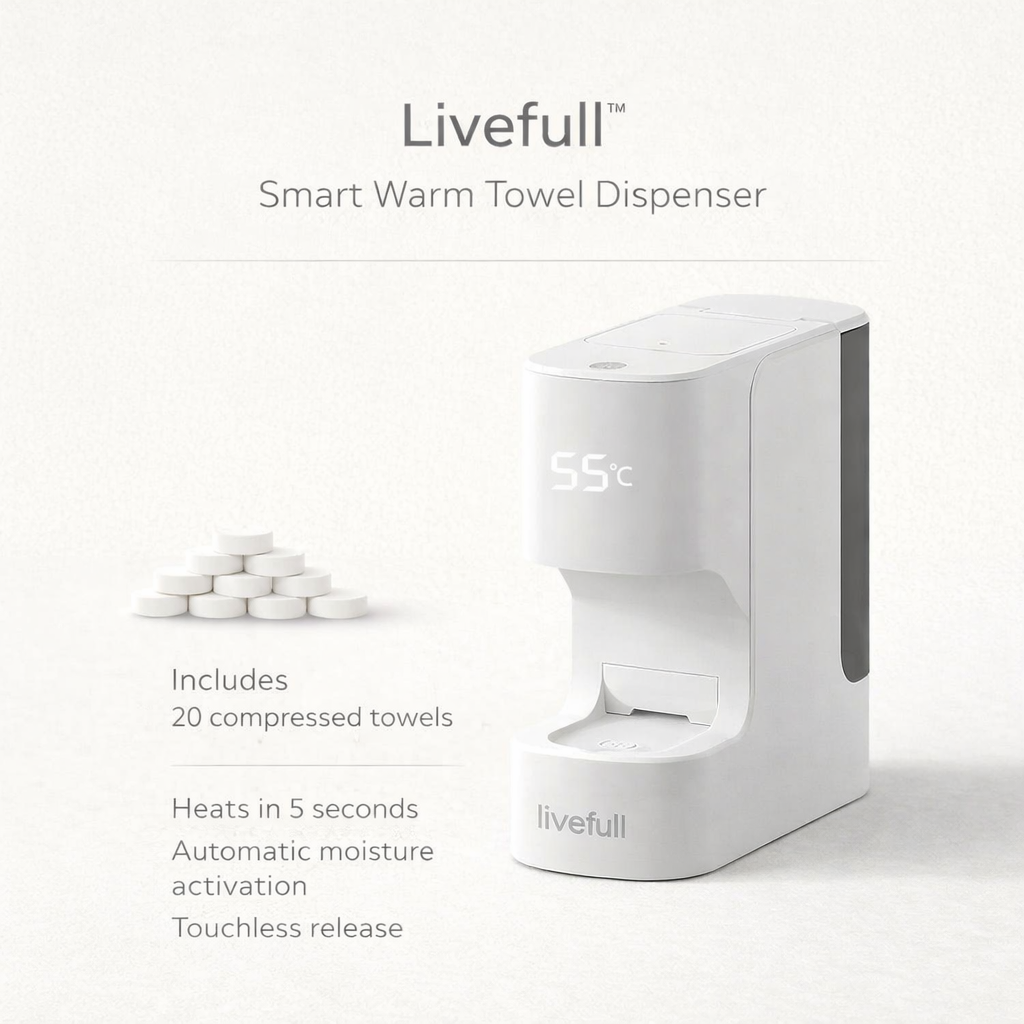 Livefull by N4NO™ - Smart Warm Towel Dispenser