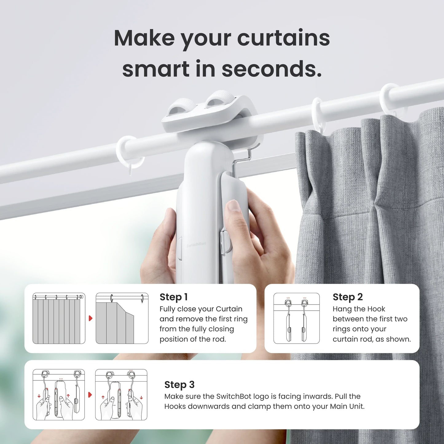 SWITCHBOT by N4NO™ - Smart Curtains Opener