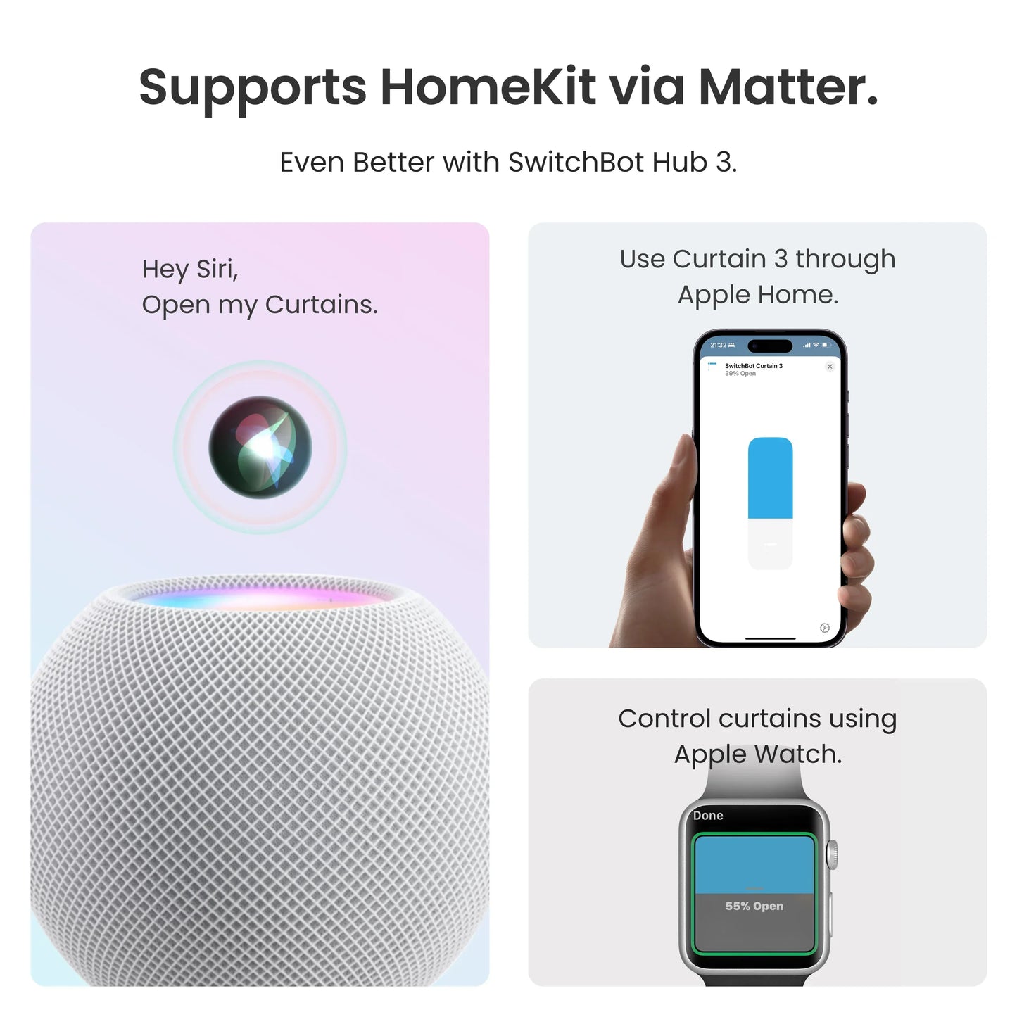 SWITCHBOT by N4NO™ - Smart Curtains Opener